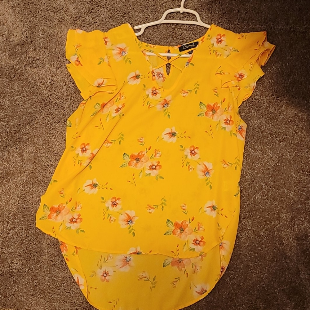 Charmed by Eve yellow shirt